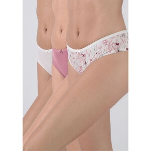 Pack 3x Pantaleta Microfibra P314.15-mrf3 Kayser