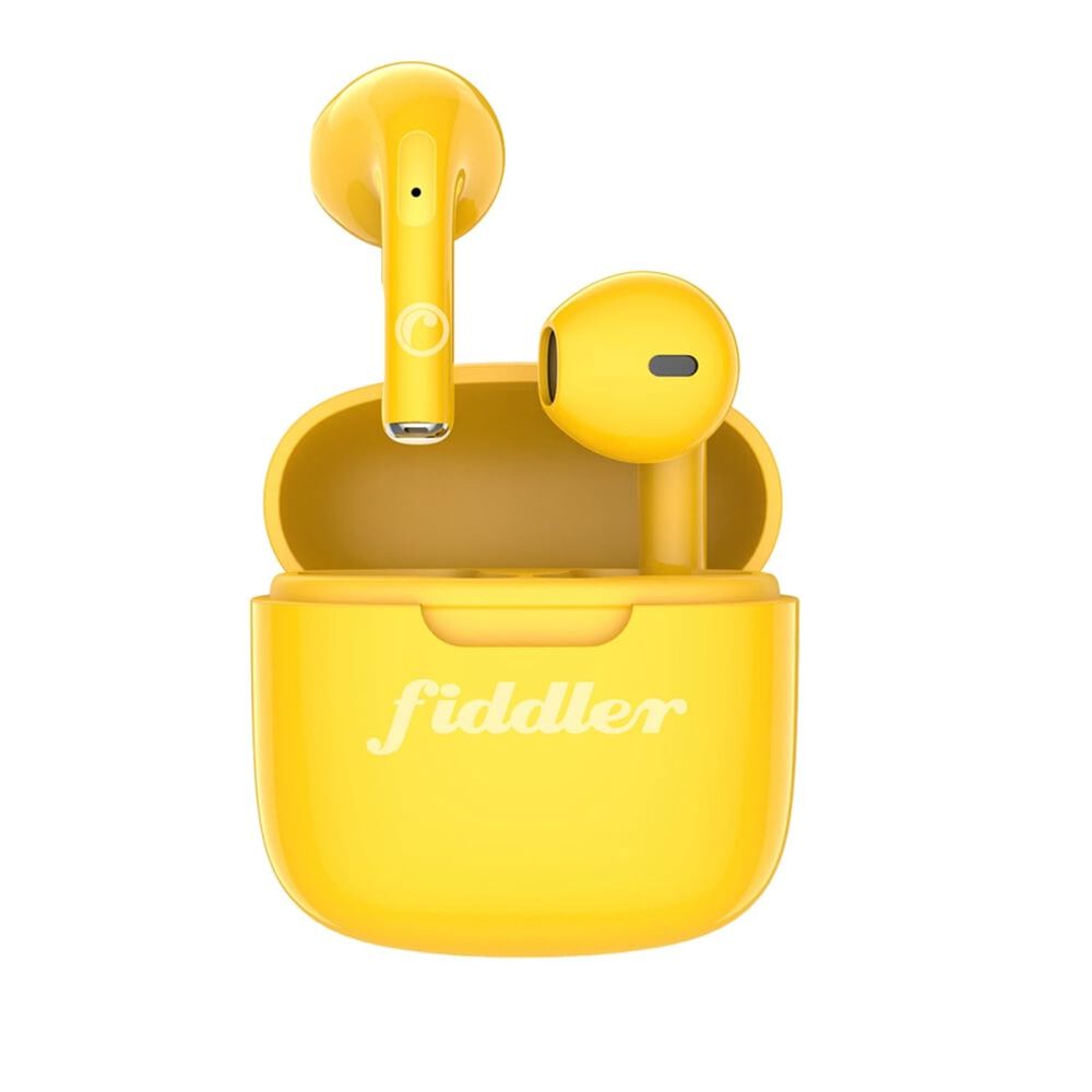 Audifonos In Ear Bluetooth Fiddler Mini Amarillo Android Ios image number 2.0
