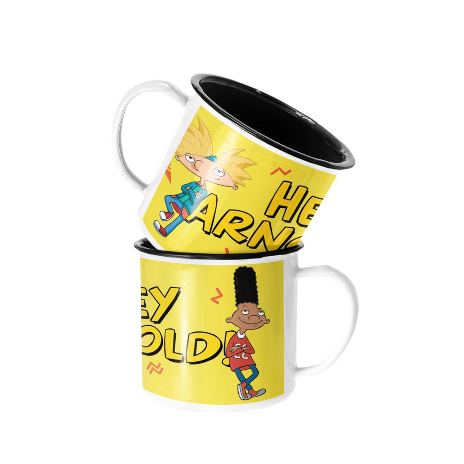 Taza Enlozada Lechera Hey Arnold Arnold Y Gerald image number 0.0