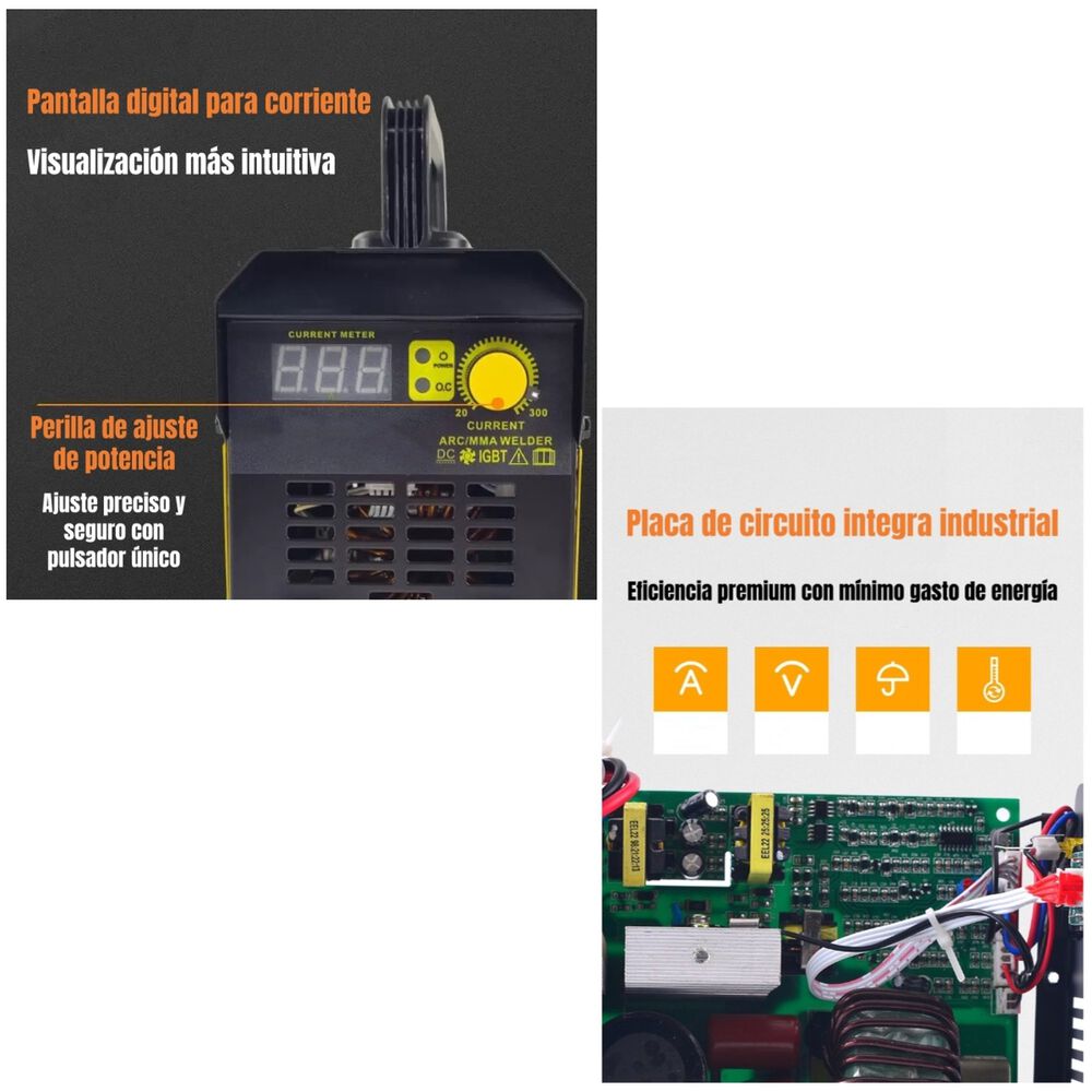 Soldadora Inverter 120a 220v Con Accesorios H01 image number 4.0