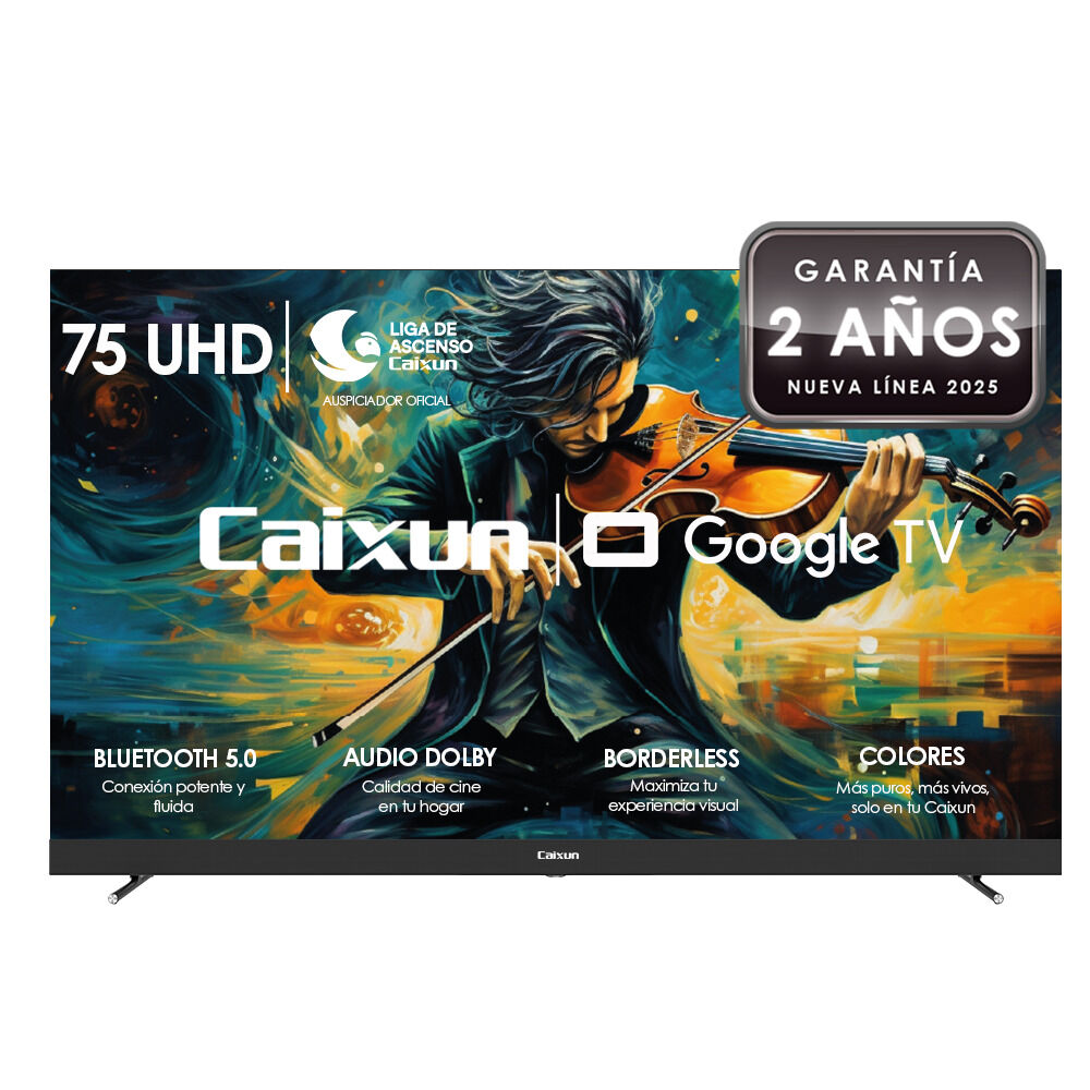 Smart Tv Caixun Led 75" Uhd 4k Google Tv C75vhug image number 0.0