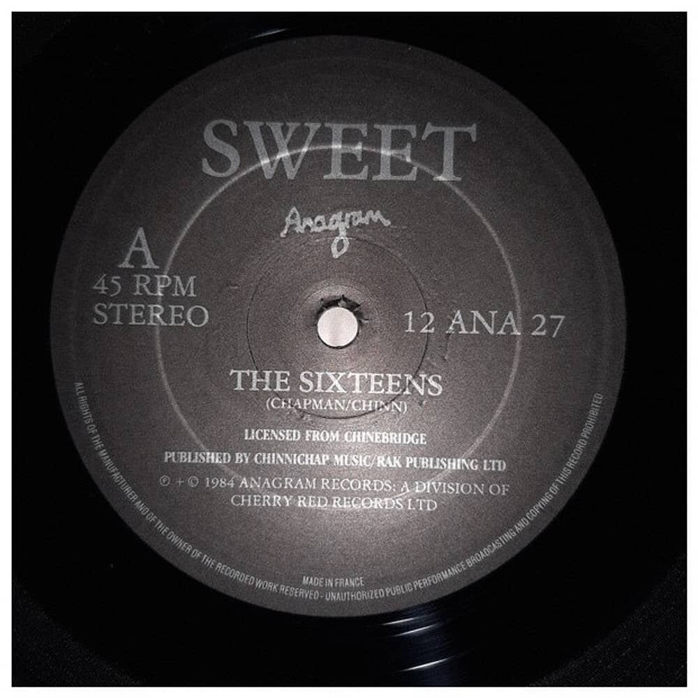 Sweet - The Sixteens | 12" Maxi Single Usado image number 3.0