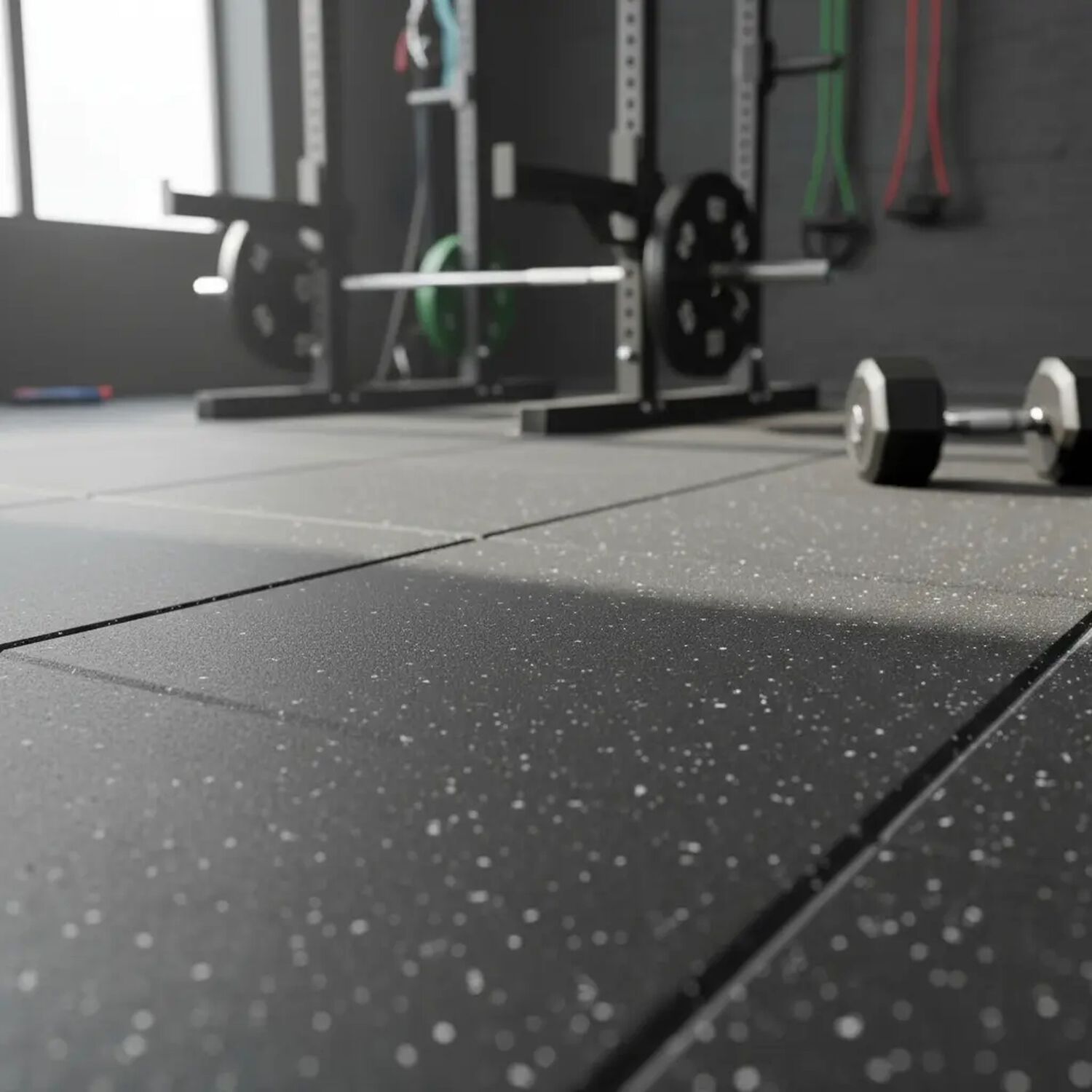 Piso Caucho Gimnasio 50x50cm X Grosor 2cm image number 2.0