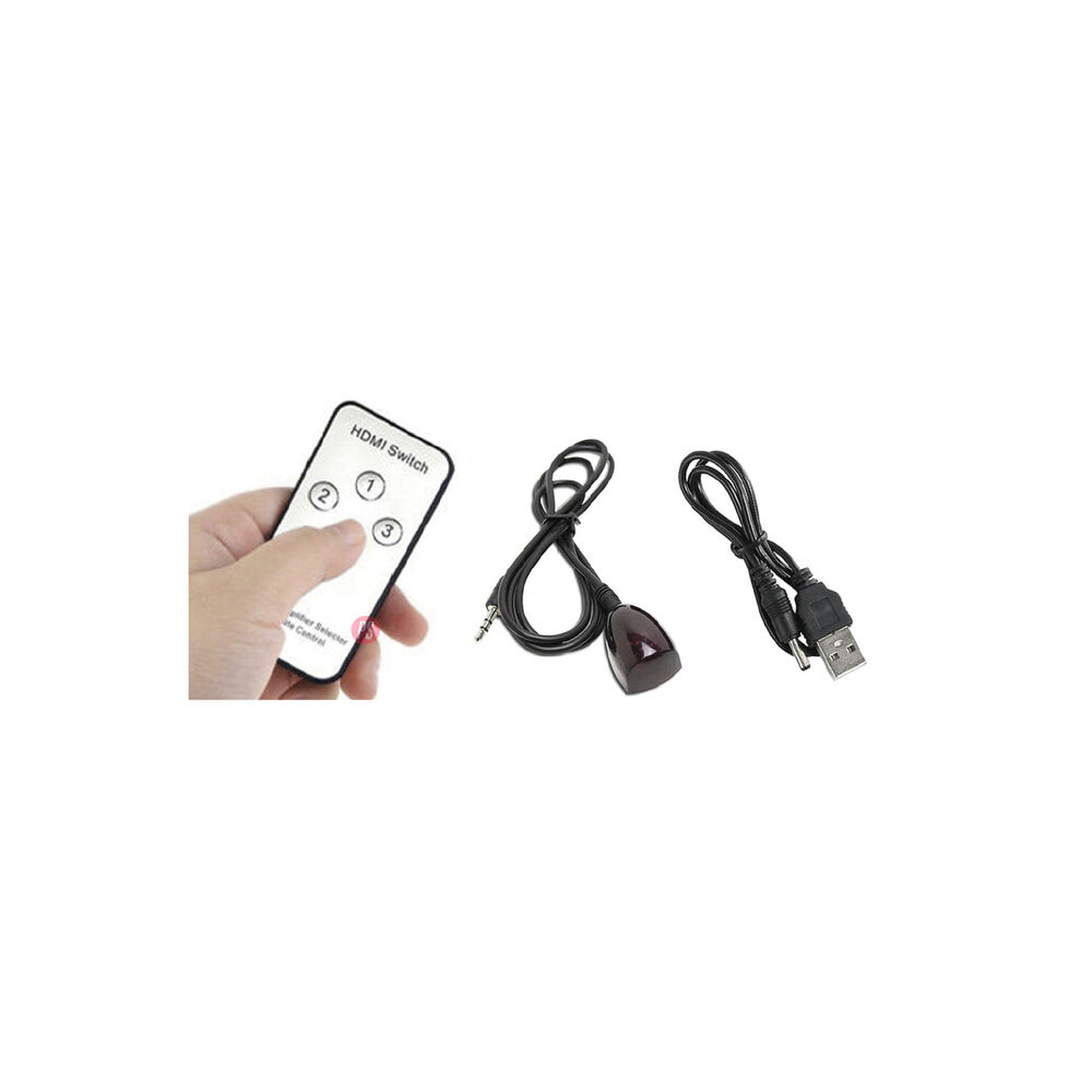 Switch 4k Hdmi 3 En 1 Con Control Remoto - Ps image number 1.0