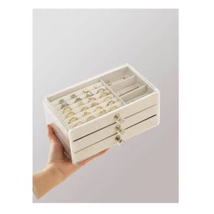 Joyero Organizador De Prendas De 3 Niveles Acr&iacute;lico 3 Gaveta