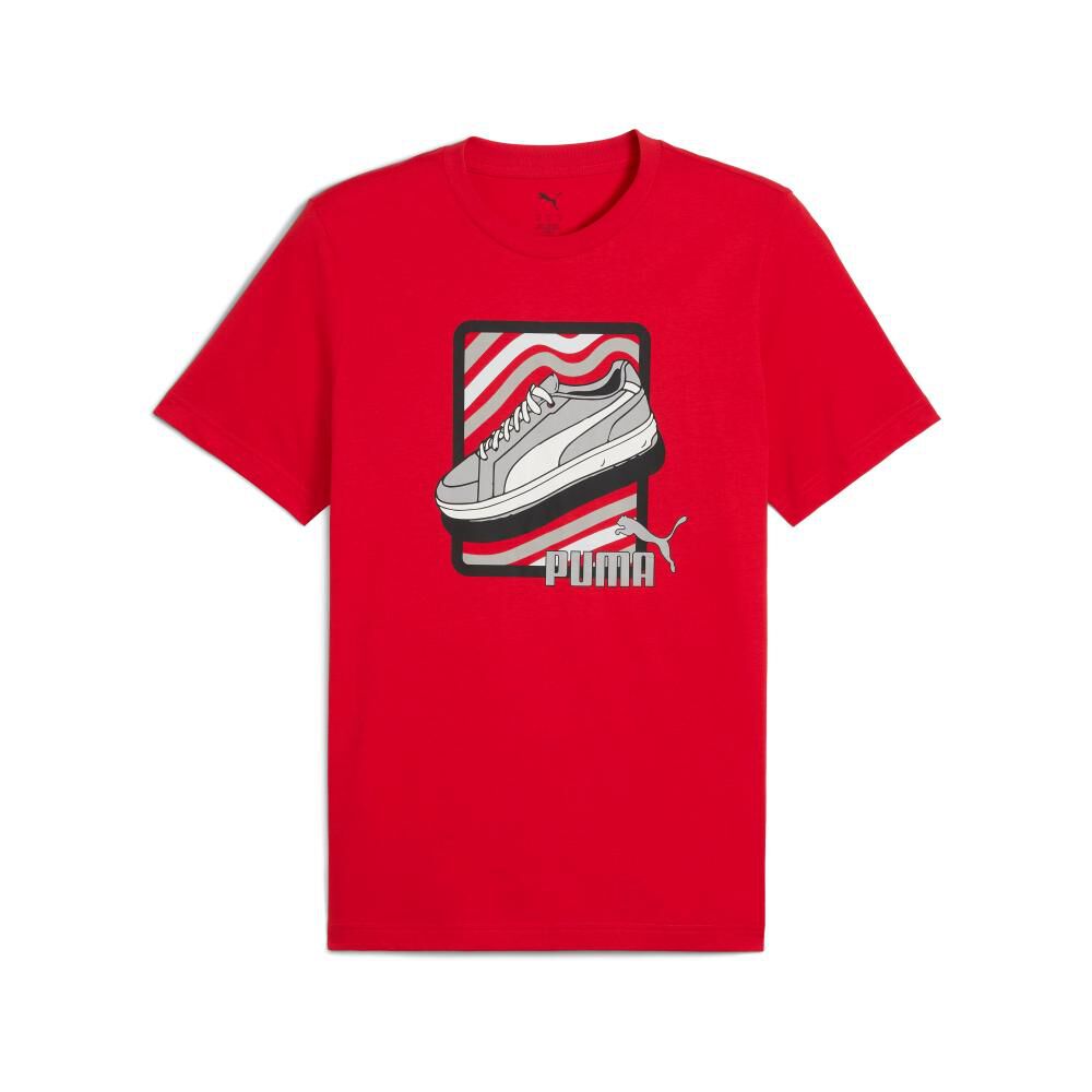 Polera Deportiva Hombre Puma Graphic Sneaker Tee image number 0.0