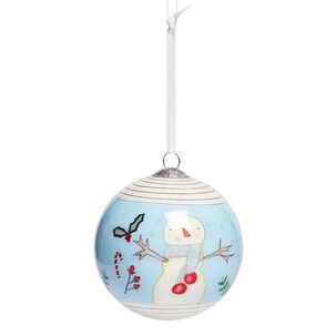 Pelota De Navidad Azul
