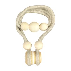 Pack De 02 Sujetadores Magn&eacute;ticas Para Cortinas Beige