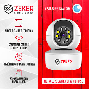 Pack X3 Cámara De Seguridad Interior Wifi Ip Zeker 2mp 5g