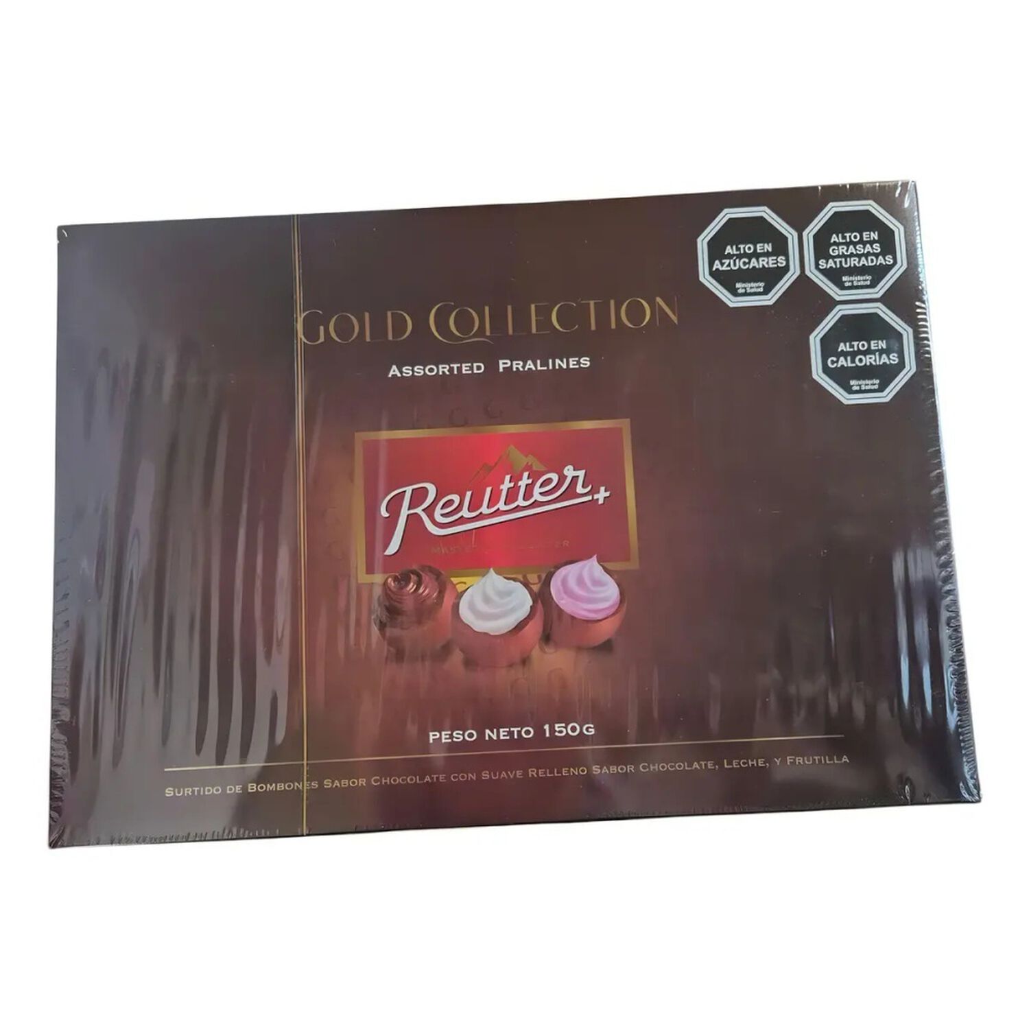 Bombones Rellenos Reutter Chocolate Leche Y Frutilla Caja 150g 15u image number 0.0
