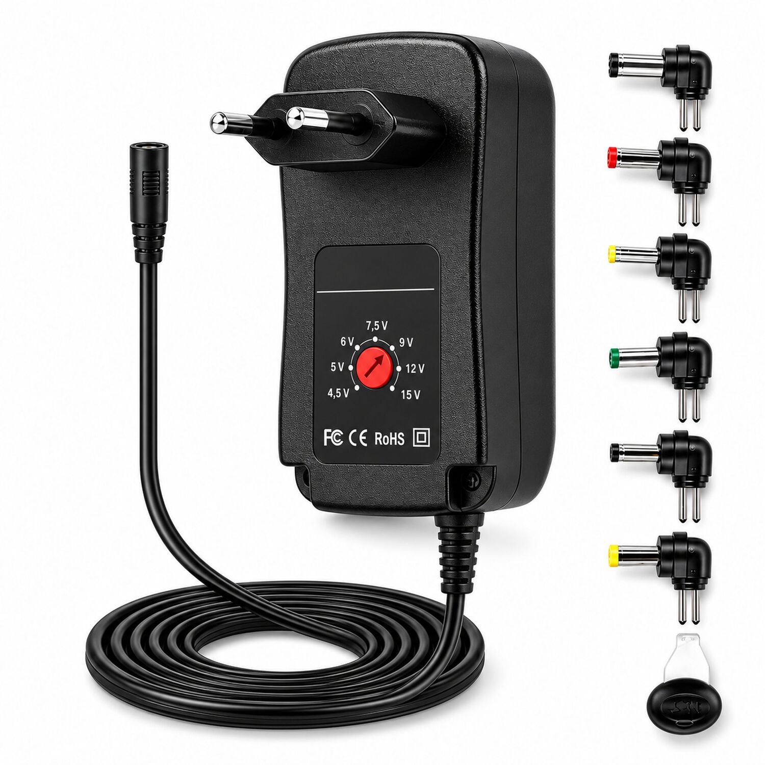 Adaptador Birlink 10292 Regulable 4,5 A 15v 3a 8 Conectores image number 0.0