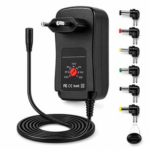 Adaptador Birlink 10292 Regulable 4,5 A 15v 3a 8 Conectores