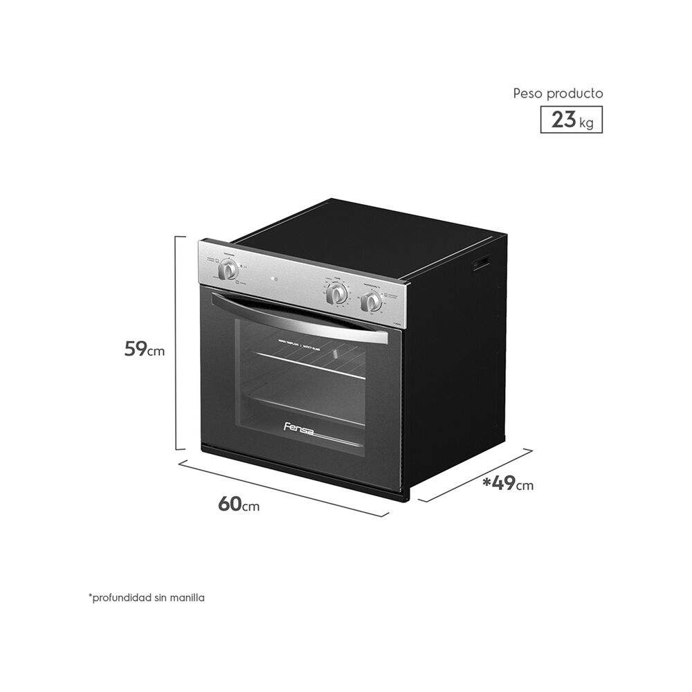 Kit Encimera Fce 4.3hf T + Campana Fx6160 + Horno F 1060r A image number 4.0