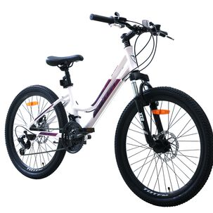 Bicicleta Totem Mtb Aro 24 Modelo Sitara Blanco
