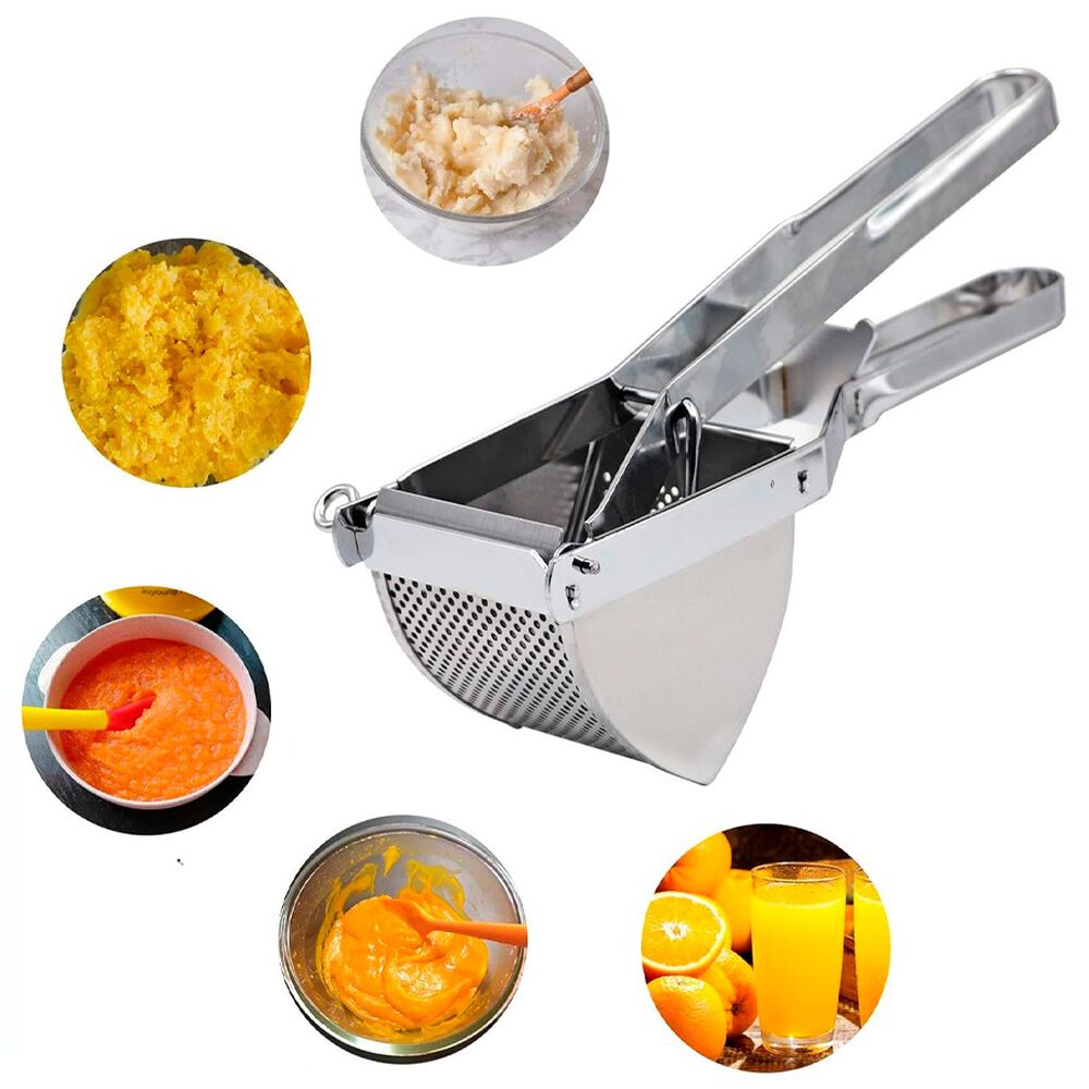 Prensa Manual Moledor De Papas Acero Inoxidable image number 5.0