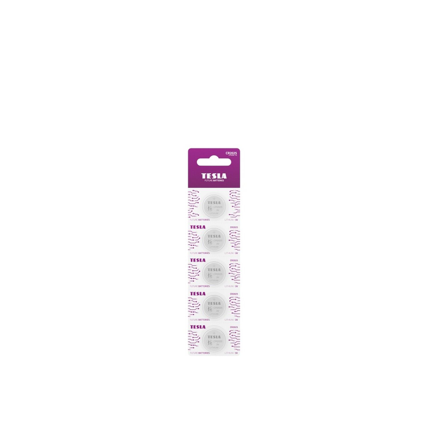 Pack De 5 Pilas Cr2025 Tesla 3v Long Lifetime image number 2.0