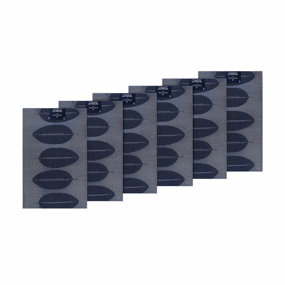 Pack 6 Individuales Nautica Home 45x30cm Reversible Hojas Azul image number 4.0