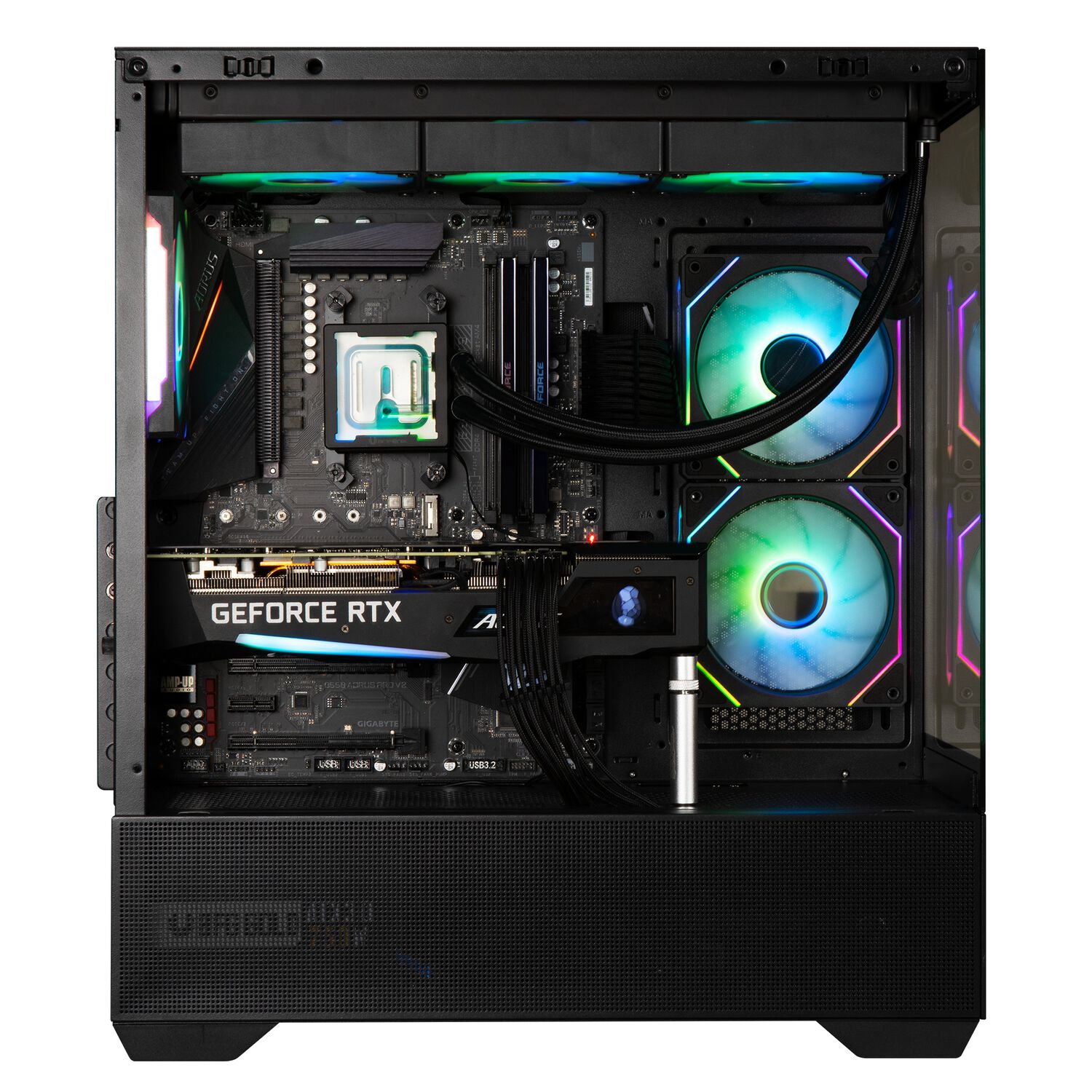 Gabinete Bitfenix/ ​​ceto Cubi Atx/ 3 Ventiladores/ Negro image number 2.0