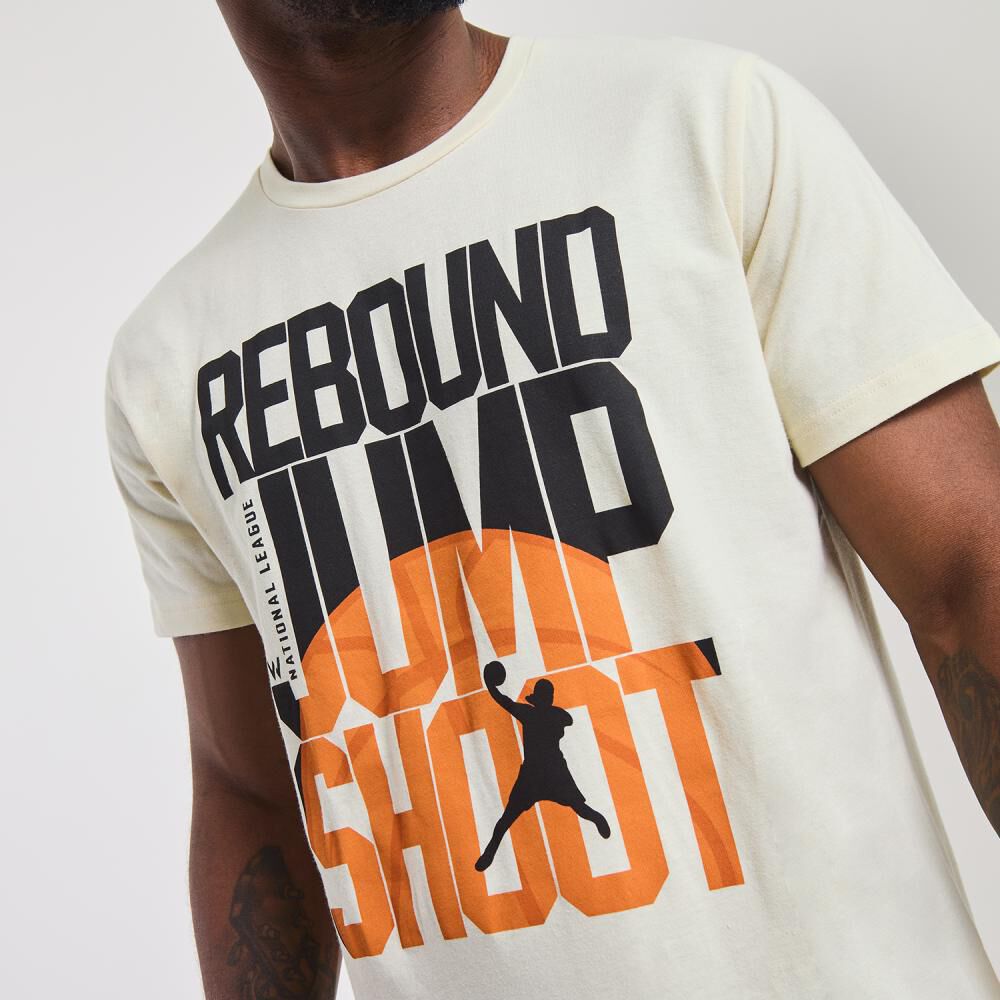 Polera Deportiva Estampada Slim Manga Corta Cuello Redondo Hombre Wetland image number 4.0