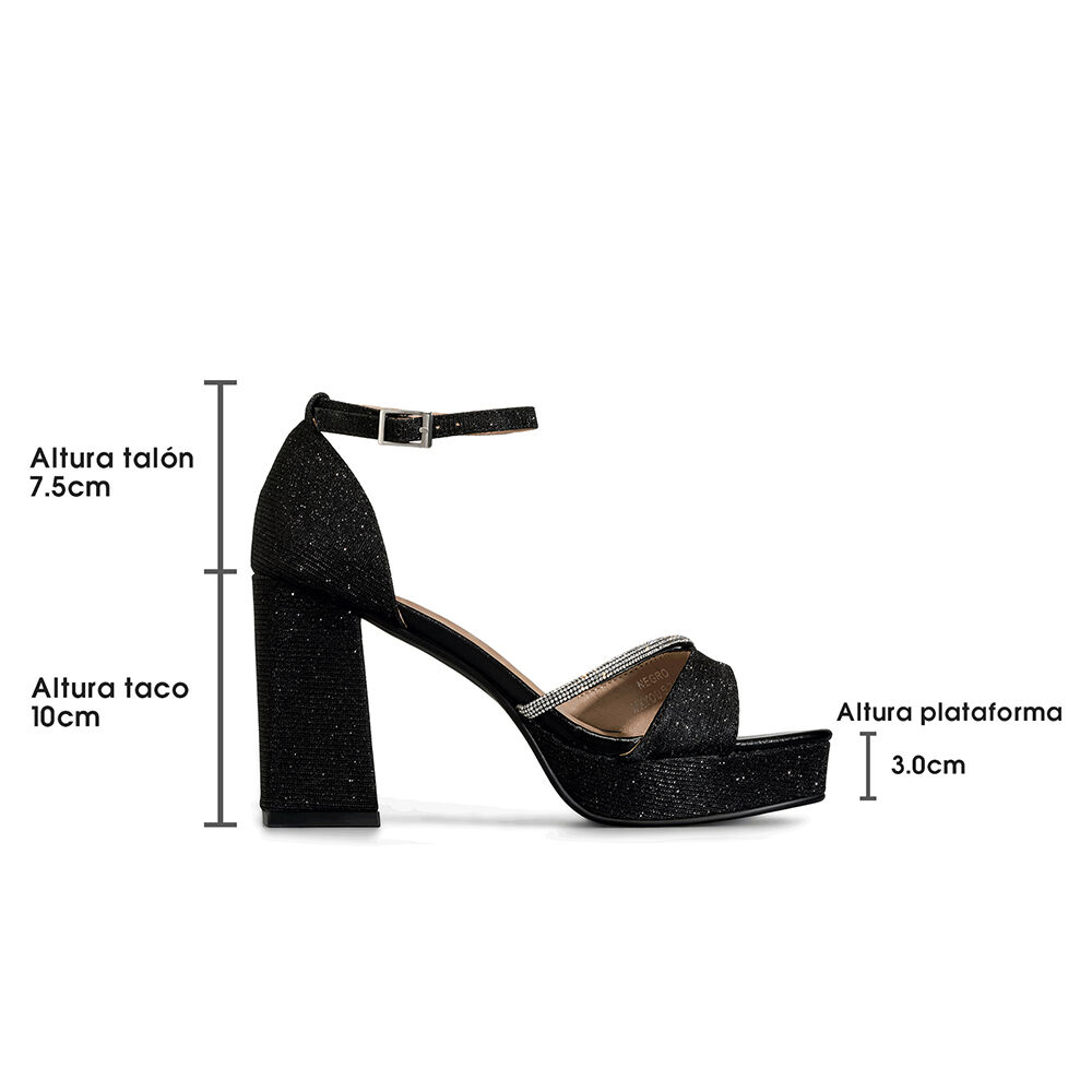 Sandalia Taco Alto Moda Mujer Weide You521 image number 5.0