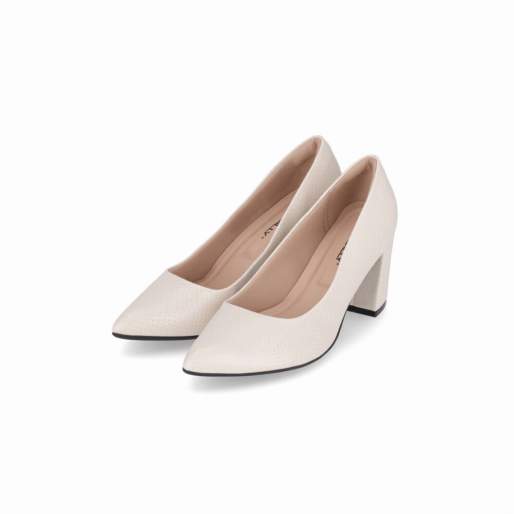 Zapato Mujer Crema/snake Luiza 442 Piccadilly image number 1.0