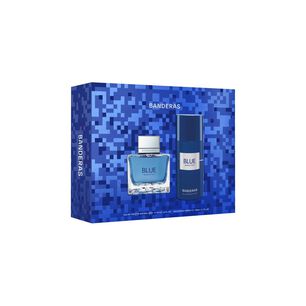 Set De Perfumería Hombre Blue Seduction Banderas / 100 Ml / Eau De Toilette + Desoderante 150 Ml