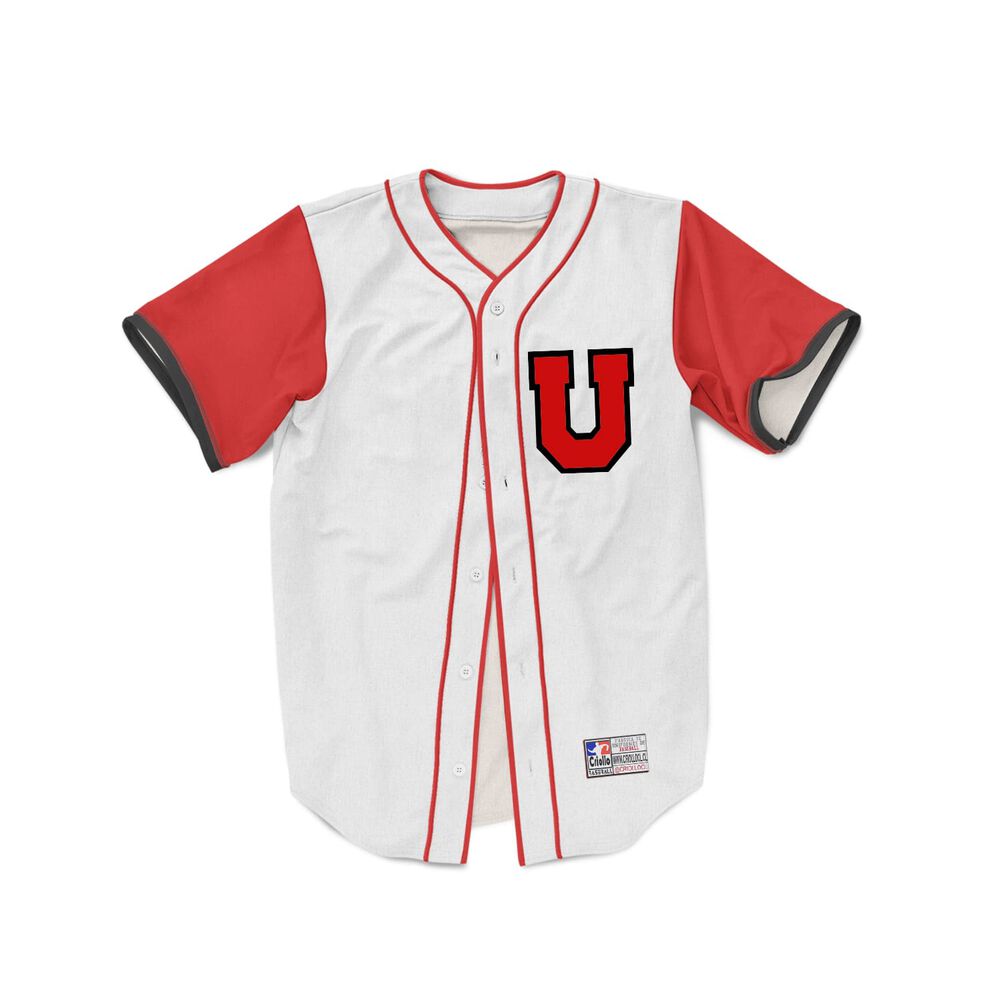 Polera Estilo Beisbol White With Red University image number 0.0