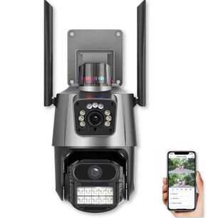 C&aacute;mara Domo Wifi Doble Lente Full Hd Alarma Seguimiento Hcl