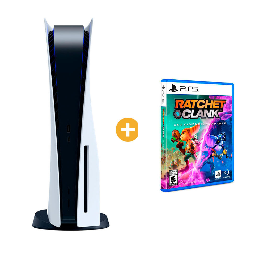 Consola Sony Playstation 5 + Juego Ps5 Sony Ratchet & Clank Rift Apart image number 0.0