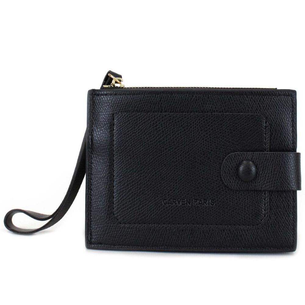 Billetera De Mujer Eva Negro Carven image number 0.0