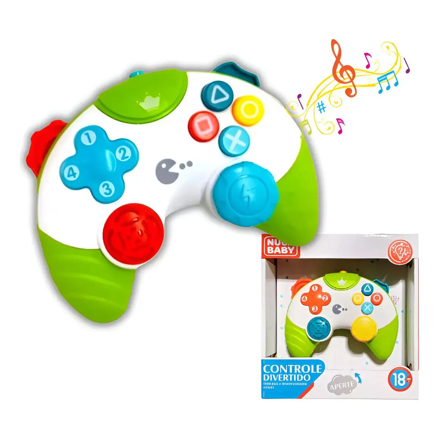 Control Juguete Interactivo Para Ni&ntilde;os Luces Y M&uacute;sica image number 6.0