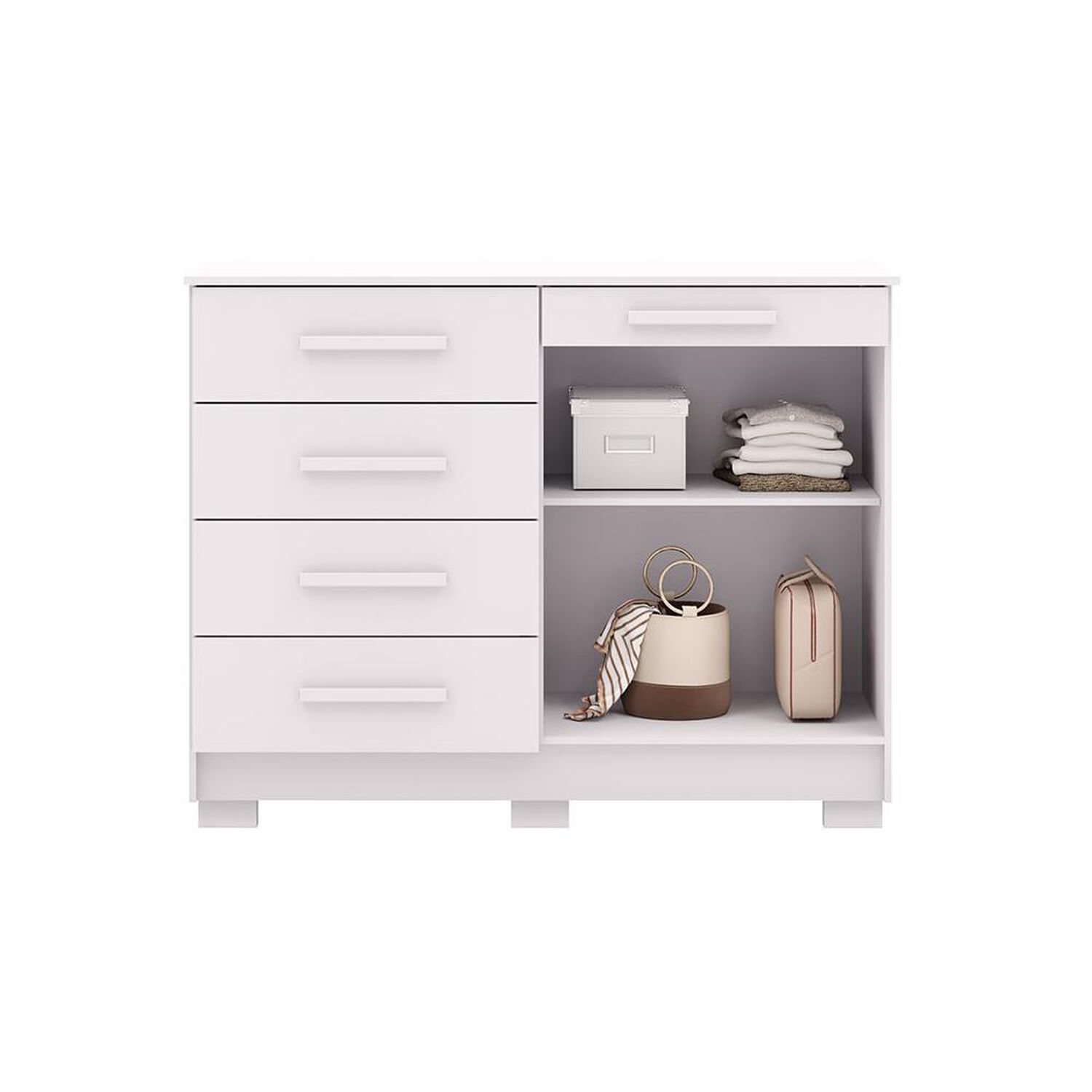 C&oacute;moda Vekkahome Americana / 2 Puertas / 5 Cajones image number 2.0