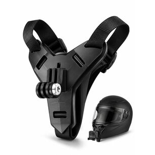 Soporte Barbilla Para Casco Gopro C&aacute;mara Deportiva Negro