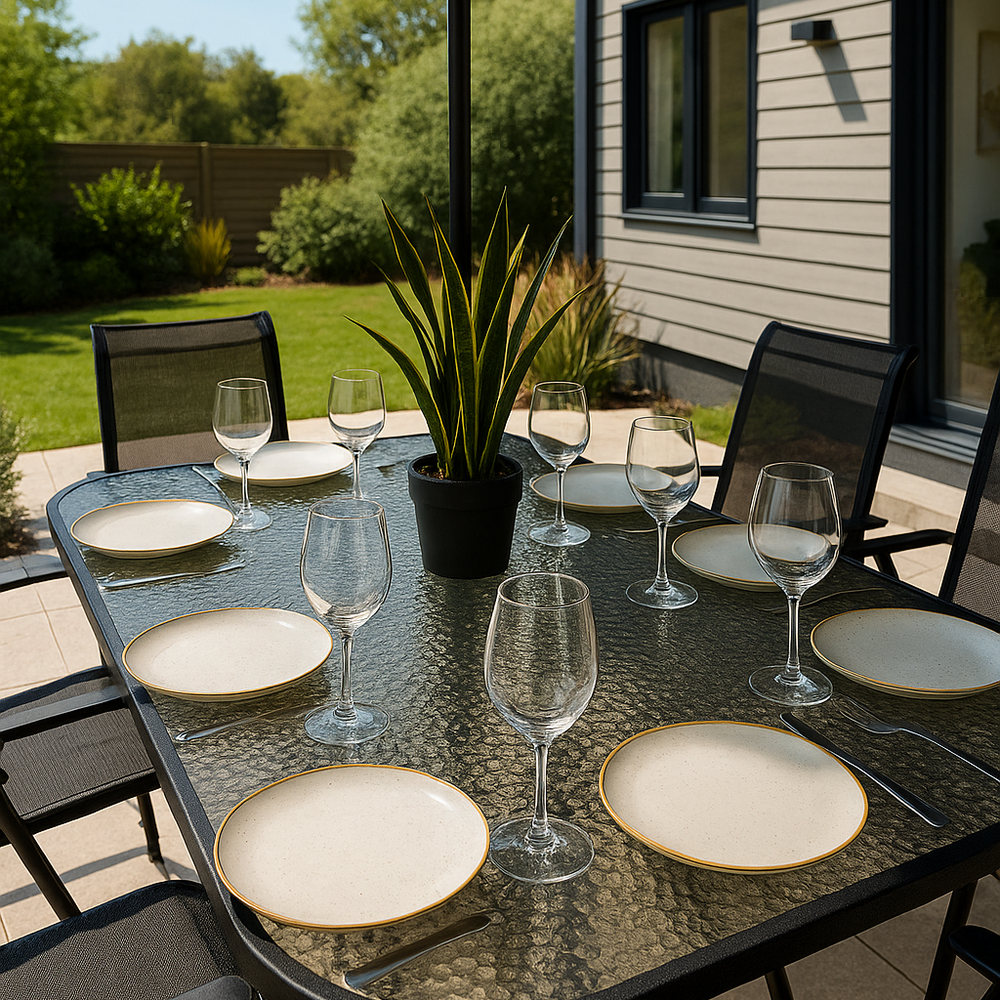 Juego De Terraza Casaideal Garden / 6 Sillas + Quitasol image number 3.0