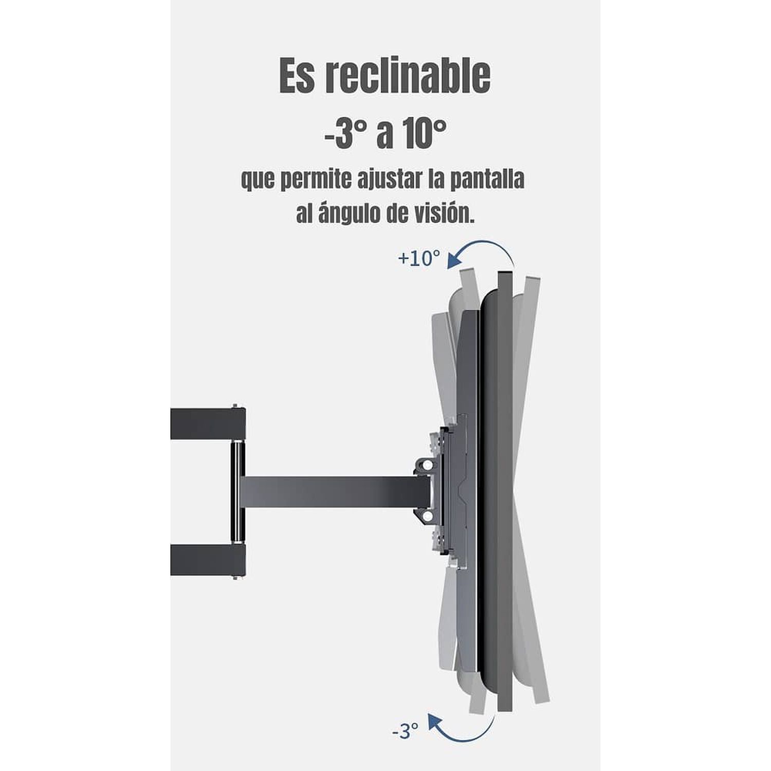 Soporte Tv Ajustable Doble Brazo 40'' A 75'' By Lubabycas image number 1.0