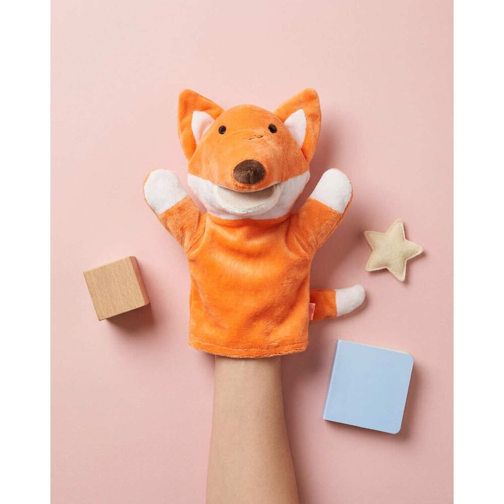 Peluche Titere Animal Zorro Vaca Leon Oveja Rana Lobo image number 14.0