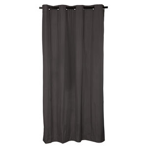 Set 2 Cortinas Bo Microfibra Gris Oscuro