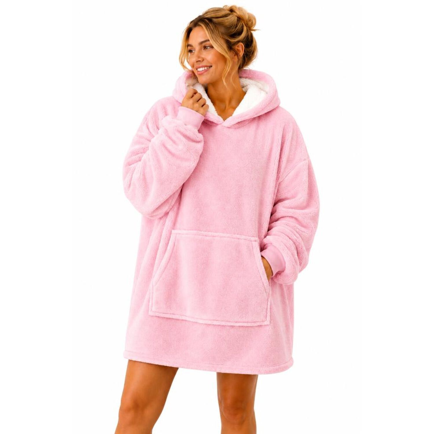 Poleron Felpa Capucha Manta Polar Invierno Unisex Talla Unic image number 62.0