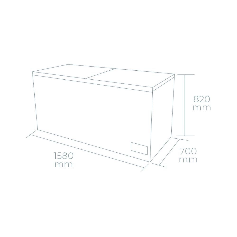Freezer Horizontal Maigas BD522 / Frío Directo / 522 Litros image number 5.0