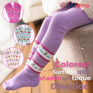 Pack 6 Ballerinas Algod&oacute;n Primera Capa Surtidos Beb&eacute; Ni&ntilde;a