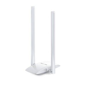Adaptador De Red Wifi Usb Mercusys Mw300uh, 300mbps, Doble Antena, Alta Ganancia 5dbi