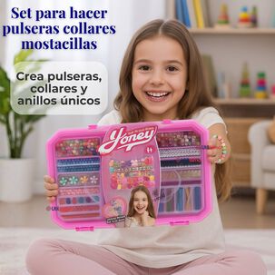 Set De Mostacillas Juguete Para Armar Crear Pulseras Y Collares