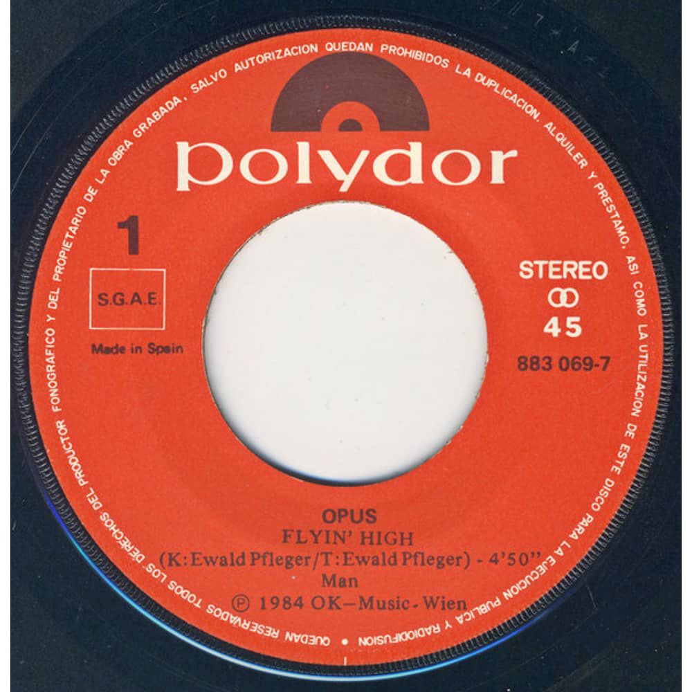 Opus - Positive/flying High (live) | 7" Single Vinilo Usado image number 2.0
