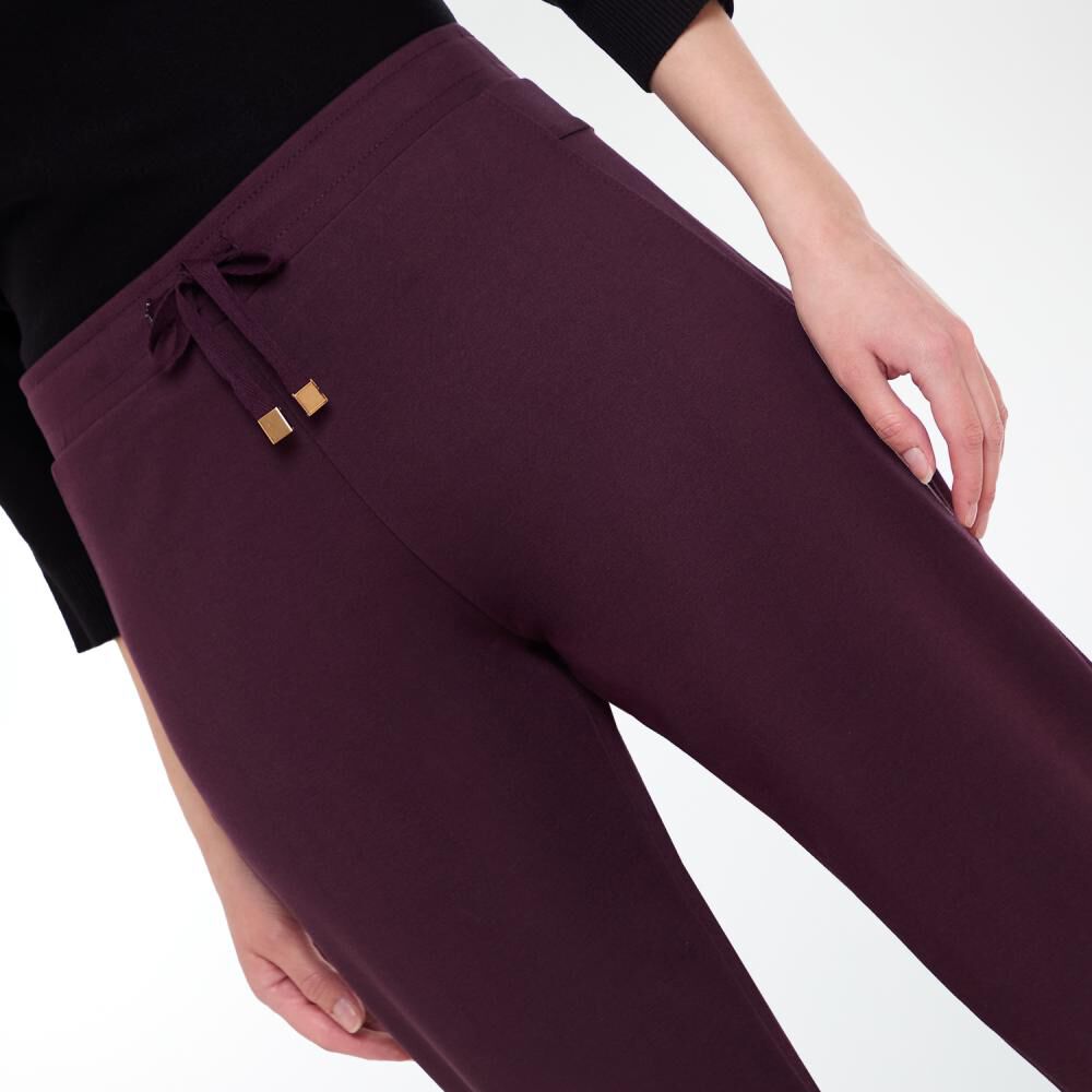 Calza Con Pretina Y Lazo Tiro Alto Regular Mujer Lesage image number 4.0
