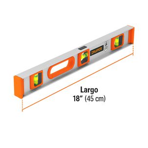 Nivel Clasico Aluminio 36 (93cm) Truper Profesional 3 Aguas