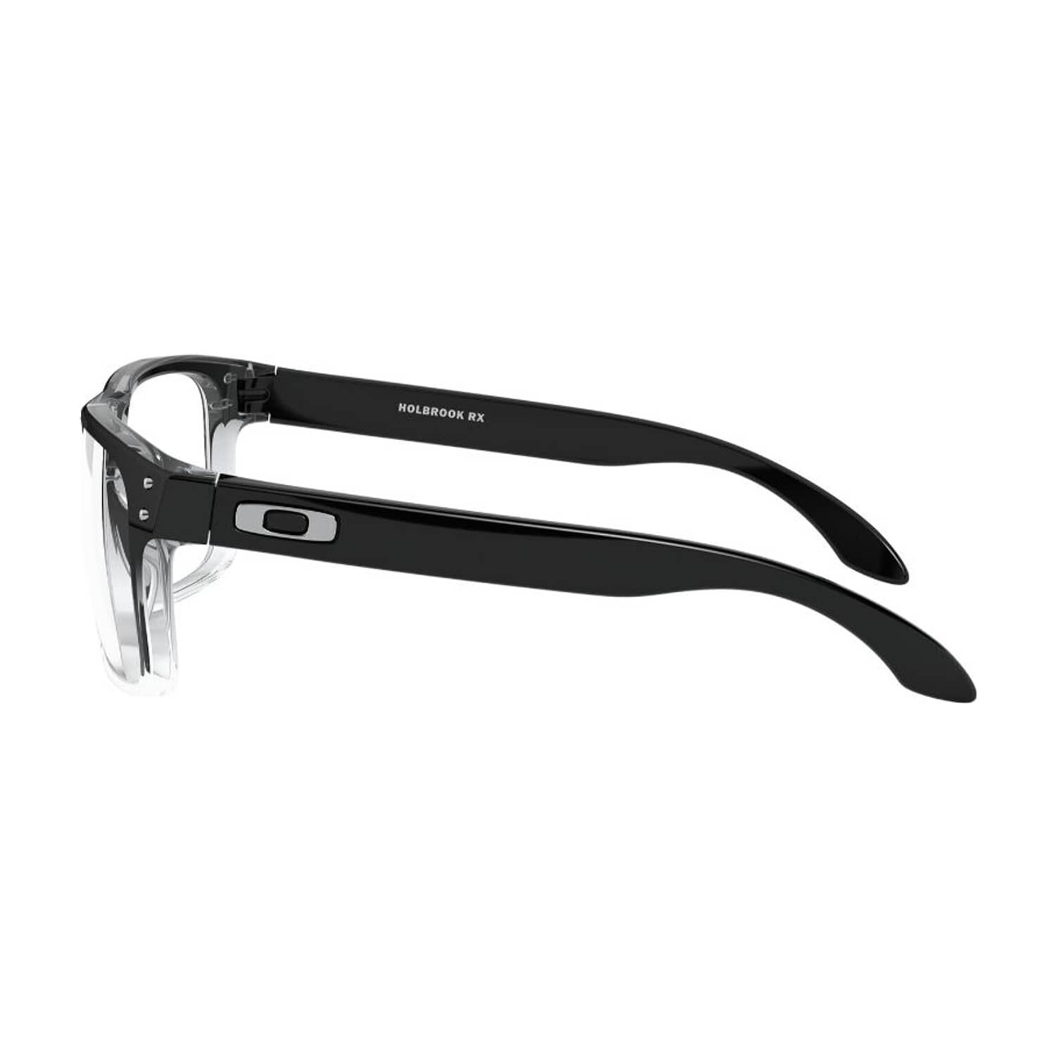 Lentes &Oacute;pticos Holbrook Rx Negro Pulido Transparente Desvanecido Oakley Frame image number 3.0