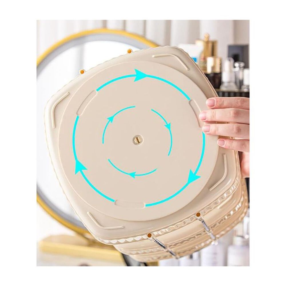 Organizador De Maquillaje 3 Niveles Giratorio 360 image number 2.0