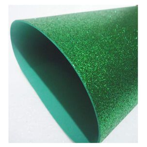 Goma Eva Glitter 40x60cm 2mm Verde Torre