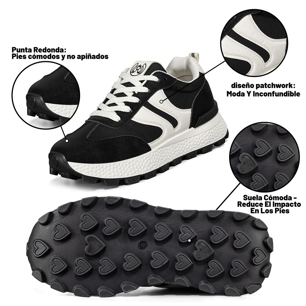 Zapatillas Urbana Mujer Deportiva Vintage Confort Weide Sl21 image number 8.0