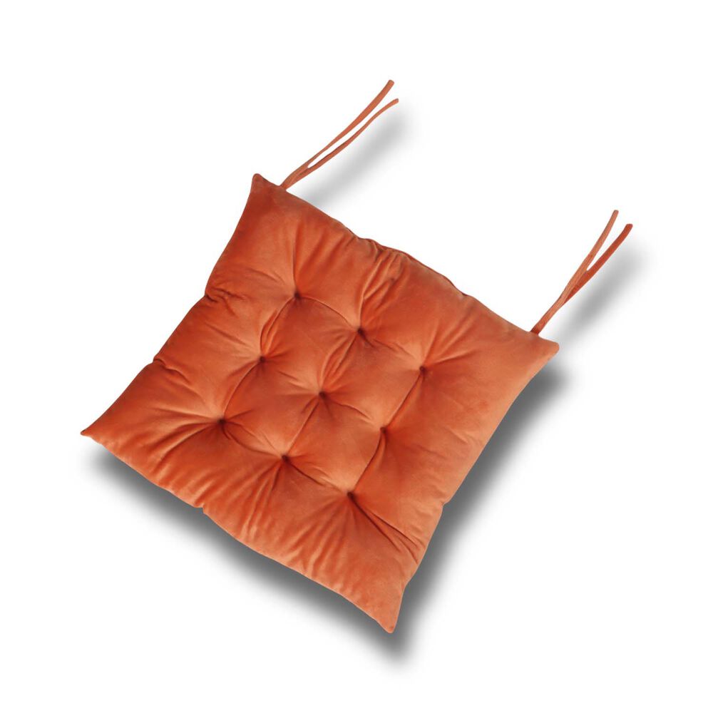 Coj&iacute;n Para Silla Naranja 40x40 Cm image number 0.0